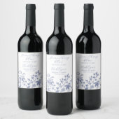 Iets Blue Vrijgezellenfeest Wine Label Wijn Etiket (Flessen)