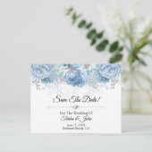Iets Blue Wedding Collectie Briefkaart (Staand voorkant)