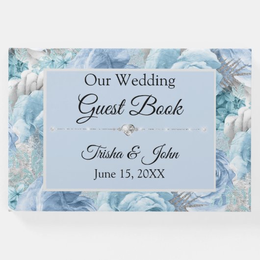 Iets Blue Wedding Collectie Gastenboek (Voorkant)
