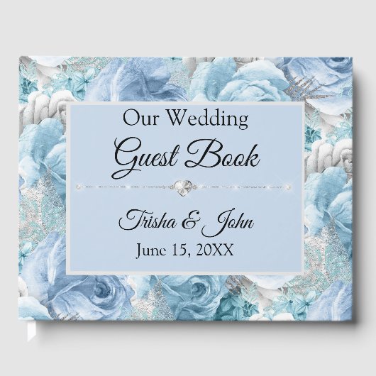 Iets Blue Wedding Collectie Gastenboek (Voorkant)