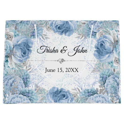 Iets Blue Wedding Collectie Groot Cadeauzakje (Voorkant)