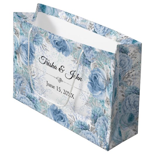 Iets Blue Wedding Collectie Groot Cadeauzakje (Voorkant Gekanteld)