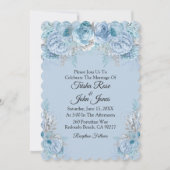 Iets Blue Wedding Collectie Kaart (Voorkant)