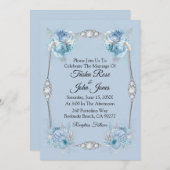 Iets Blue Wedding Collectie Kaart (Voorkant / Achterkant)