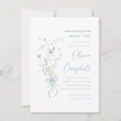 Iets Blue Wildflower Vrijgezellenfeest Kaart (Voorkant)