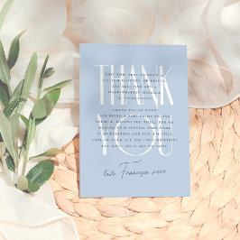 Iets Bluws | Elegante Bruidsbloemen Shower Bedankkaart