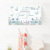 Iets Bluws voor 'I do' Bruidsmeisjesfeest Welkom Spandoek (Insitu)