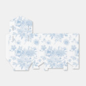 Iets Bluws voor ik Blauwe Bloemenprint Doe Bedankdoosjes (Uitgevouwen)