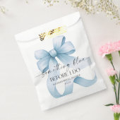 Iets Bluws voor ik Blauwe Boog Bruidsdouche doe Bedankzakje (Gezegeld)