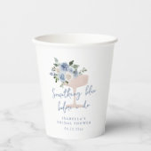 Iets Bluws voor ik bruidsfeest doe Papieren Bekers (Voorkant)