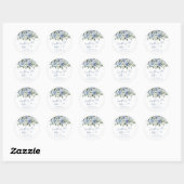 Iets Bluws voor ik bruidsfeest doe Ronde Sticker (Vel)
