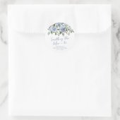 Iets Bluws voor ik bruidsfeest doe Ronde Sticker (Tas)