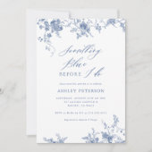 Iets Bluws voor ik Bruidsmeisje Word Kaart (Voorkant)