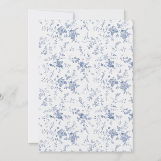 Iets Bluws voor ik Bruidsmeisje Word Kaart (Achterkant)