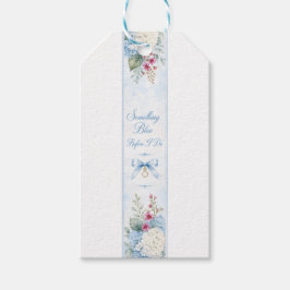Iets Bluws voor “Ik Doe” | Blauwe Hortensia Bruid Cadeaulabel