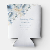 Iets bluws voor ik doe bloemige Bruids douche Blikjeskoeler (Achterkant)