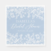 Iets Bluws voor ik doe Bruids douche servetten (Voorkant)