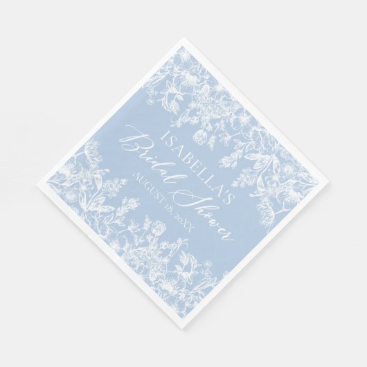 Iets Bluws voor ik doe Bruids douche servetten (Hoek)