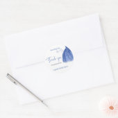 Iets Bluws voor ik Doe Jurk Bruidsmeisjesfeest Ronde Sticker (Envelop)