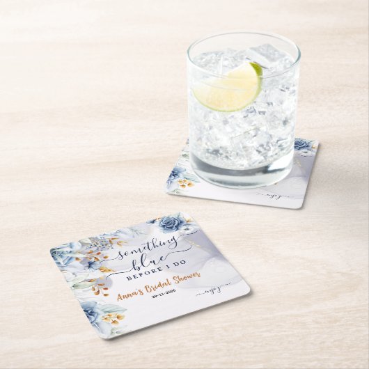 Iets Bluws voor ik het Bruidsfeestje doe Kartonnen Onderzetters (Insitu)