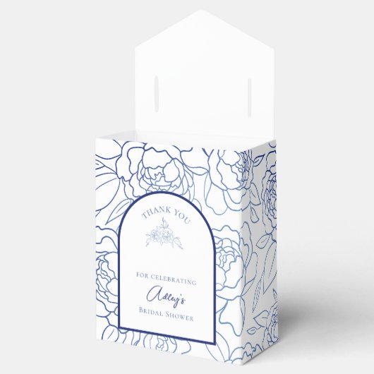 Iets Bluws voor ik trouw Bloemige Bruidsfeest Bedankdoosjes (Geopend)