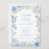 Iets Bluws Voor Ik Trouw Bloemige Bruidsmeisjes Br Kaart (Voorkant)