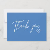 Iets bluws voor ik trouw bruids douche bedankkaart (Voorkant)