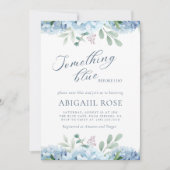 Iets Bluws voor ik Trouw Bruidsfeest Kaart (Voorkant)