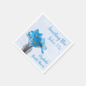 Iets Bluws voor ik Trouw Bruidsfeest Servet (Hoek)