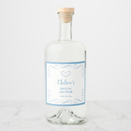 Iets Bluws Voor Ik Trouw Elegante Bruidsfeest Likeurfles Etiket