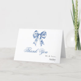Iets Bluws voor ik trouw Verlovings Dankkaart Bedankkaart