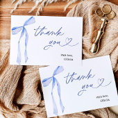 Iets Bluws voor ik trouw Verlovingskaart Bedankt