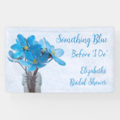 Iets Bluws Voor Mijn Bruidsbad Spandoek (Horizontaal)