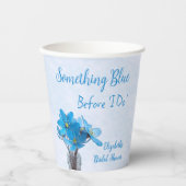 Iets Bluws Voor Mijn Bruidsfeest Papieren Bekers (Voorkant)