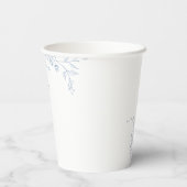 Iets Bluws voor mijn Bruidsfeest Papieren Bekers (Achterkant)