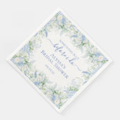 Iets Bluws voor mijn Bruidsfeest Servet (Hoek)
