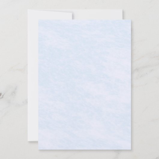 Iets Bluws voor mijn Bruiloft Bedankkaart (Achterkant)