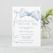 Iets Bluws voor mijn Bruiloft Bridal Shower Kaart (Staand voorkant)