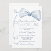 Iets Bluws voor mijn Bruiloft Bridal Shower Kaart (Voorkant / Achterkant)