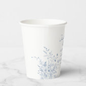 Iets Bluws voor mijn Bruiloft Bridal Shower Papieren Bekers (Rechts)