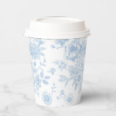 Iets Bluws Voordat Ik Blauwe Bloemenguillotine Doe Papieren Bekers (Links)