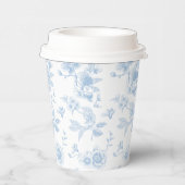 Iets Bluws Voordat Ik Blauwe Bloemenguillotine Doe Papieren Bekers (Rechts)