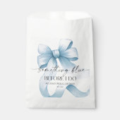 Iets Bluws Voordat Ik Blauwe Strik Bruidsfeest doe Bedankzakje (Voorkant)