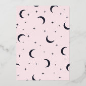 Iets boze heks Halloween feest Folie Uitnodiging (Achterkant)