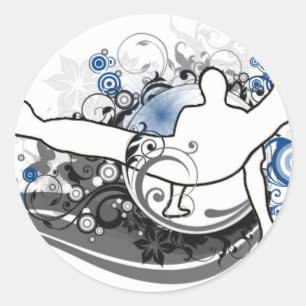 Iets breken ronde sticker