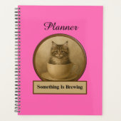 Iets brouwt Maine Coon Lichtroze Planner (Voorkant)