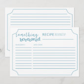 Iets dat geleend Vrijgezellenfeest ontvangt kaart (Voorkant / Achterkant)