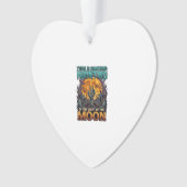 Iets dat maan Halloween Zombie Hand Graf achtervol Ornament (voorkant)