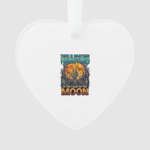 Iets dat maan Halloween Zombie Hand Graf achtervol Ornament