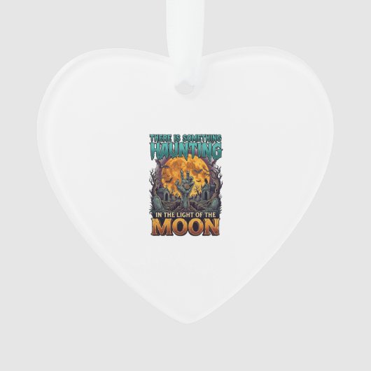 Iets dat maan Halloween Zombie Hand Graf achtervol Ornament (voorkant)